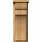 Ekena Millwork Yorktown Rough Sawn Corbel w/Backplate, Western Red Cedar, 8"W x 10"D x 22"H COR08X10X22YOR01RWR - alternate 4